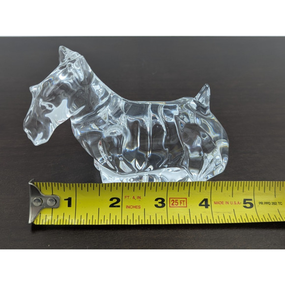 Baccarat Crystal Scottie Scottish Terrier Dog Puppy Figurine Paperweight France - Picture 12 of 12